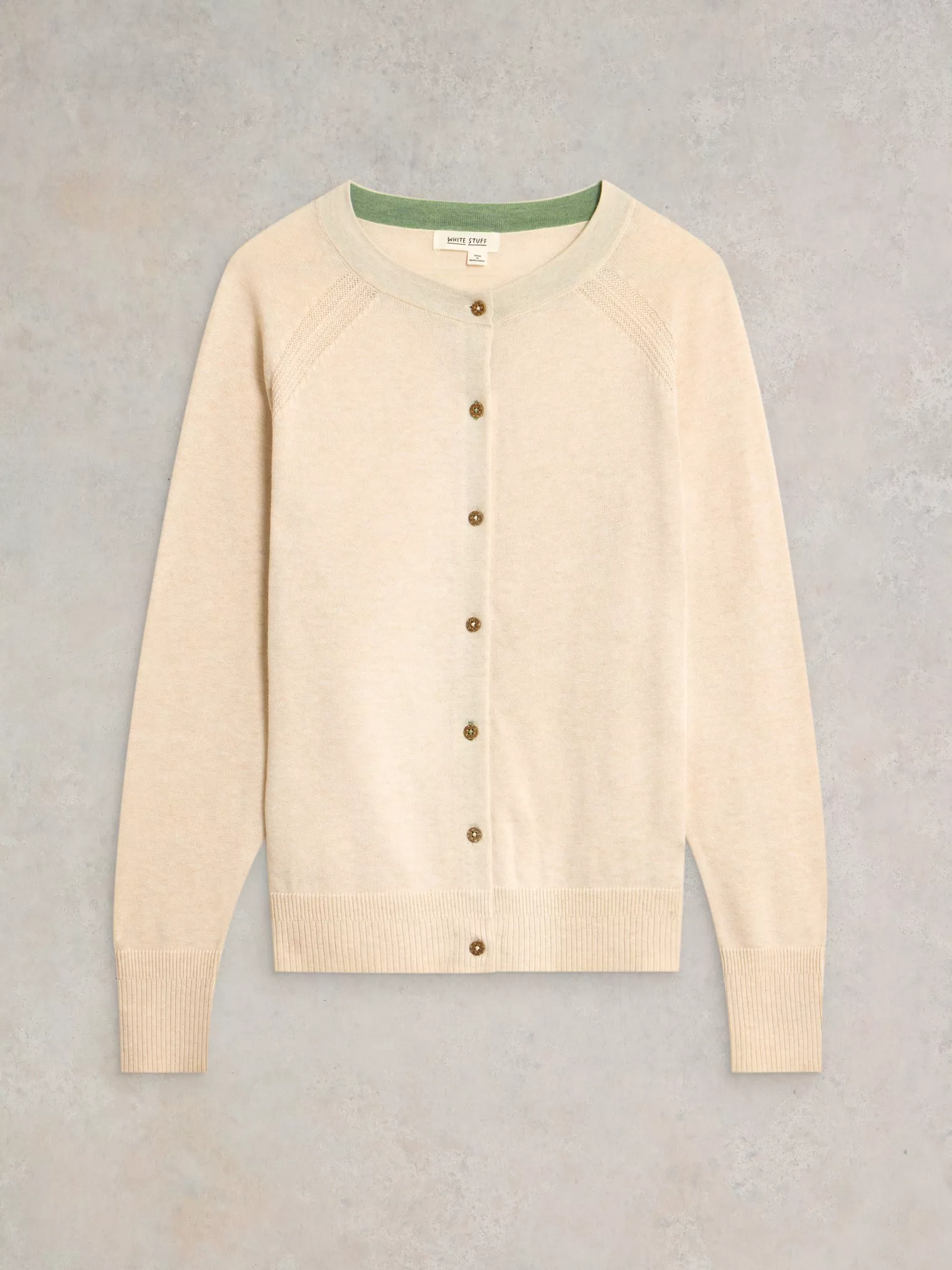 White Stuff Lulu Cardi - Natural White
