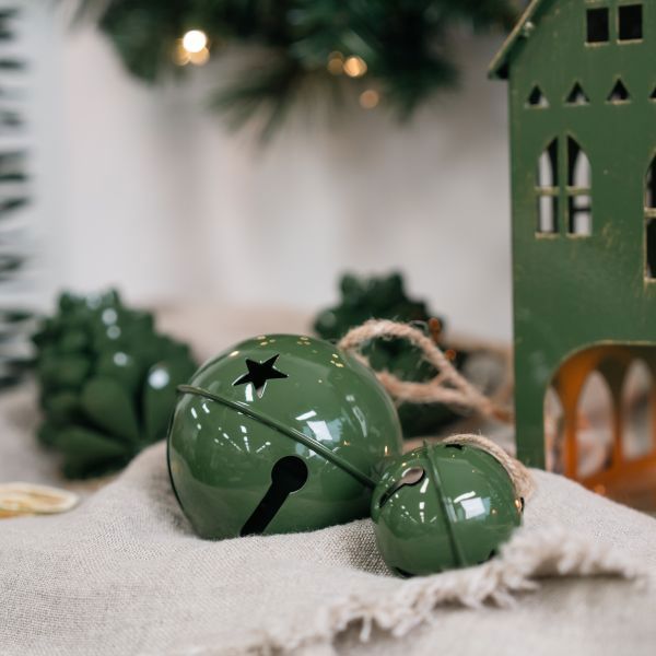Lune Ball Bell - Green Christmas Decoration Mediterranean Markets 