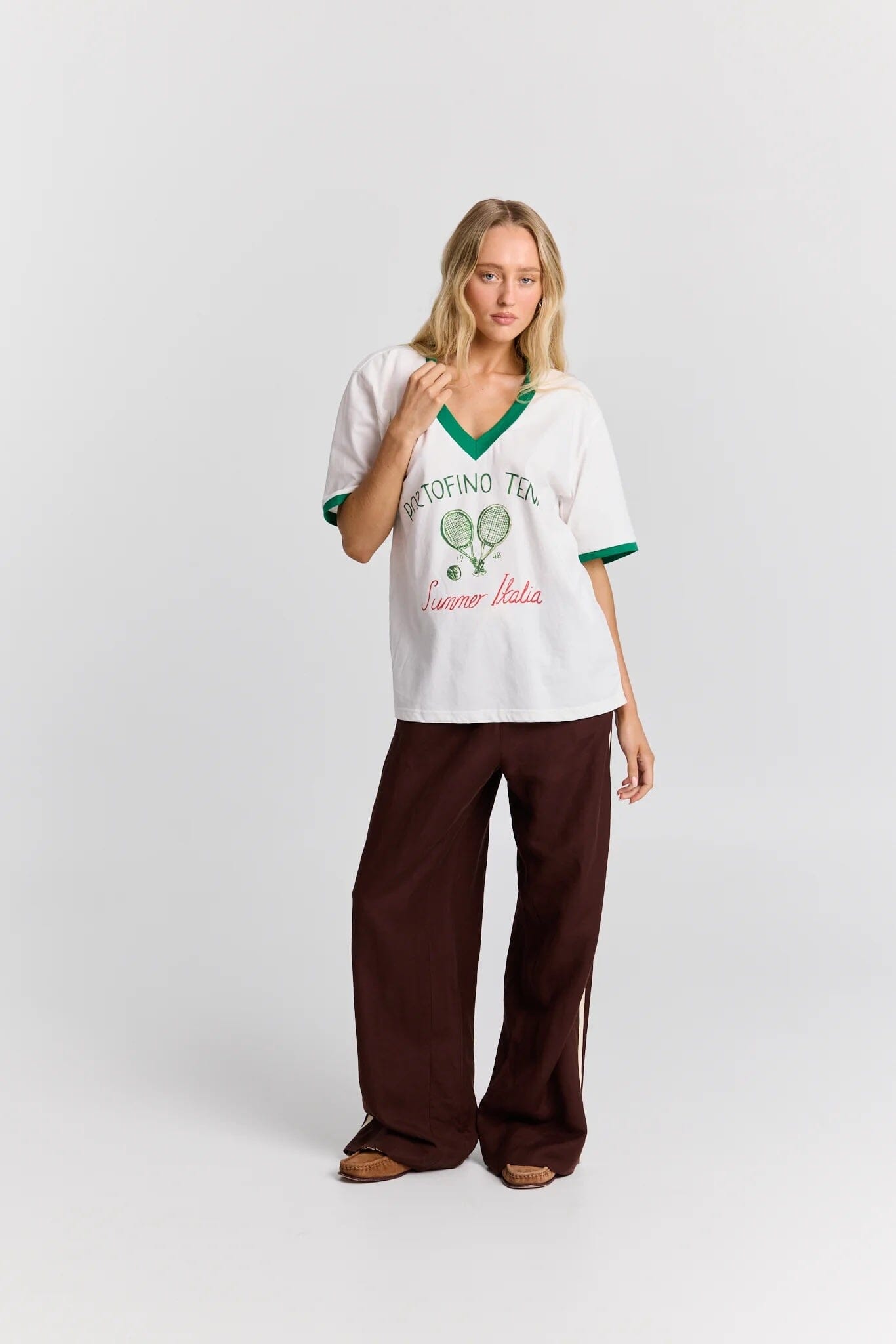 Maku Portofino Tennis V-neck Tee T-shirt Maku 