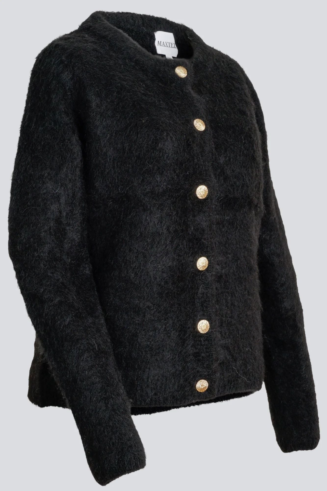 Maxted Brushed Cardigan - Black Maxted