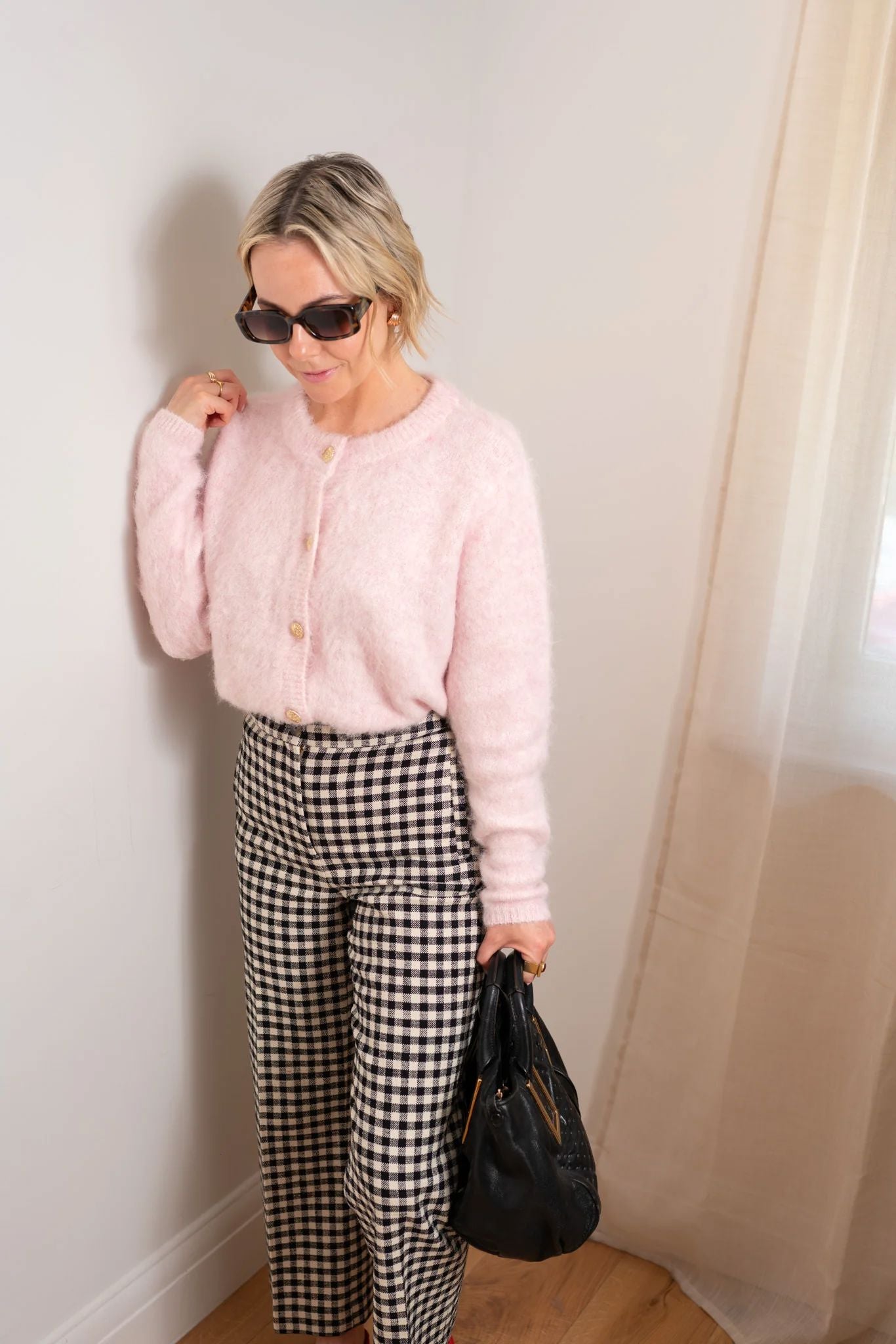 Maxted Brushed Cardigan - Pink Maxted