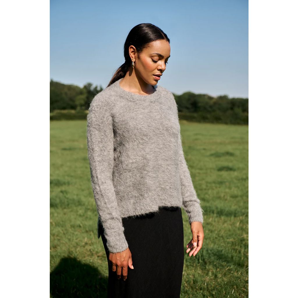 Maxted Brushed Pullover - Charcoal Maxted
