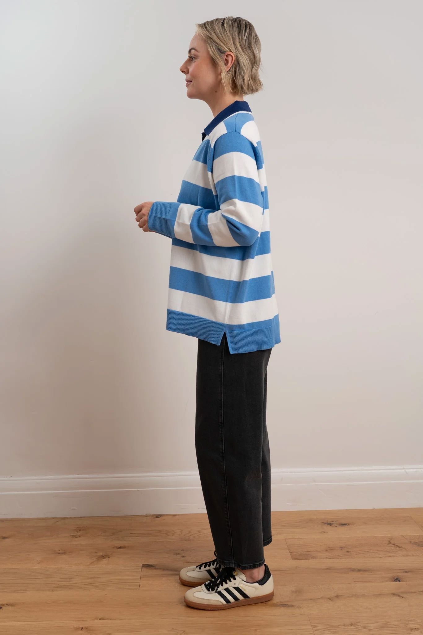 Maxted Stella Rugby Shirt - Blue Maxted