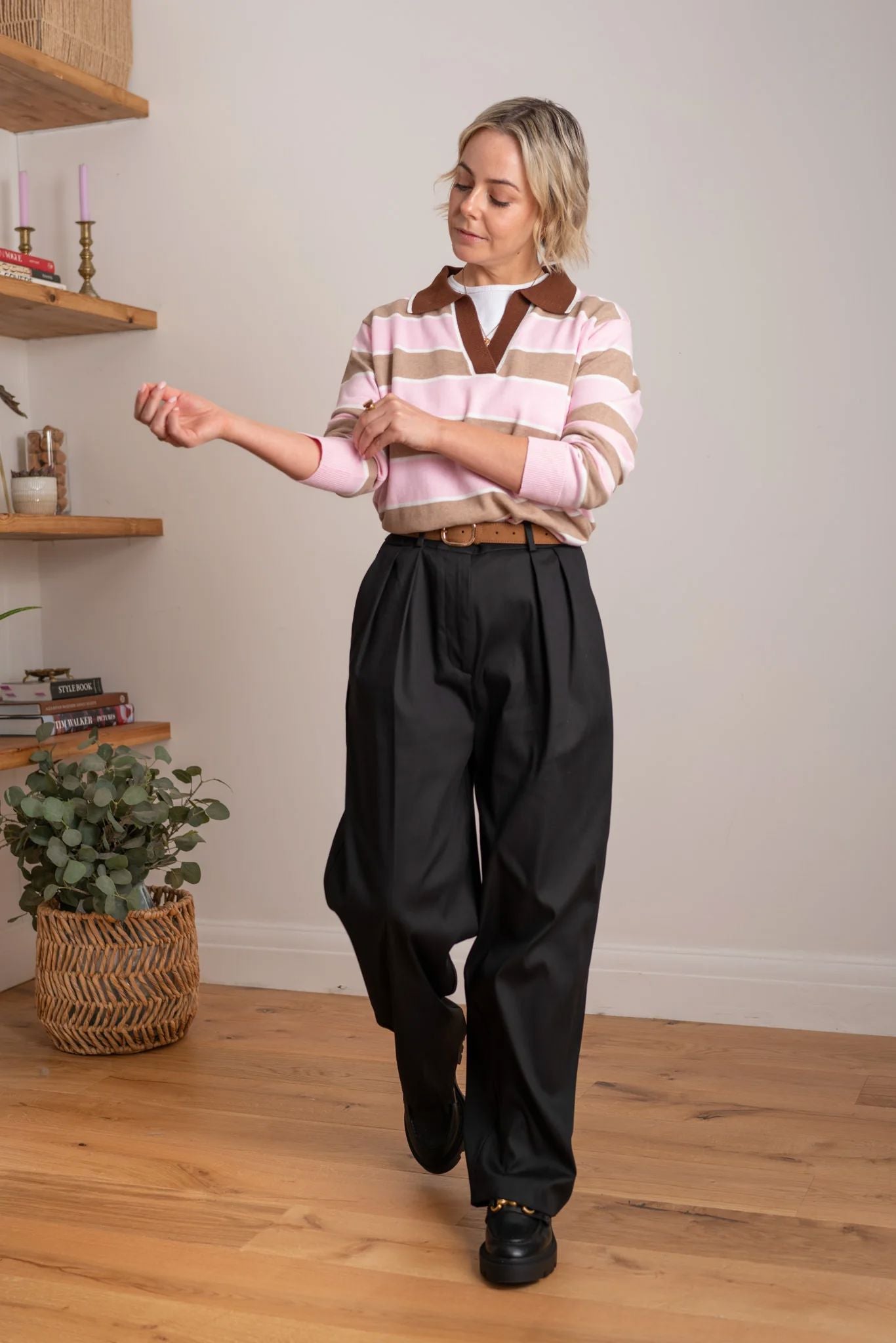 Maxted Stella Rugby Shirt - Pink Maxted