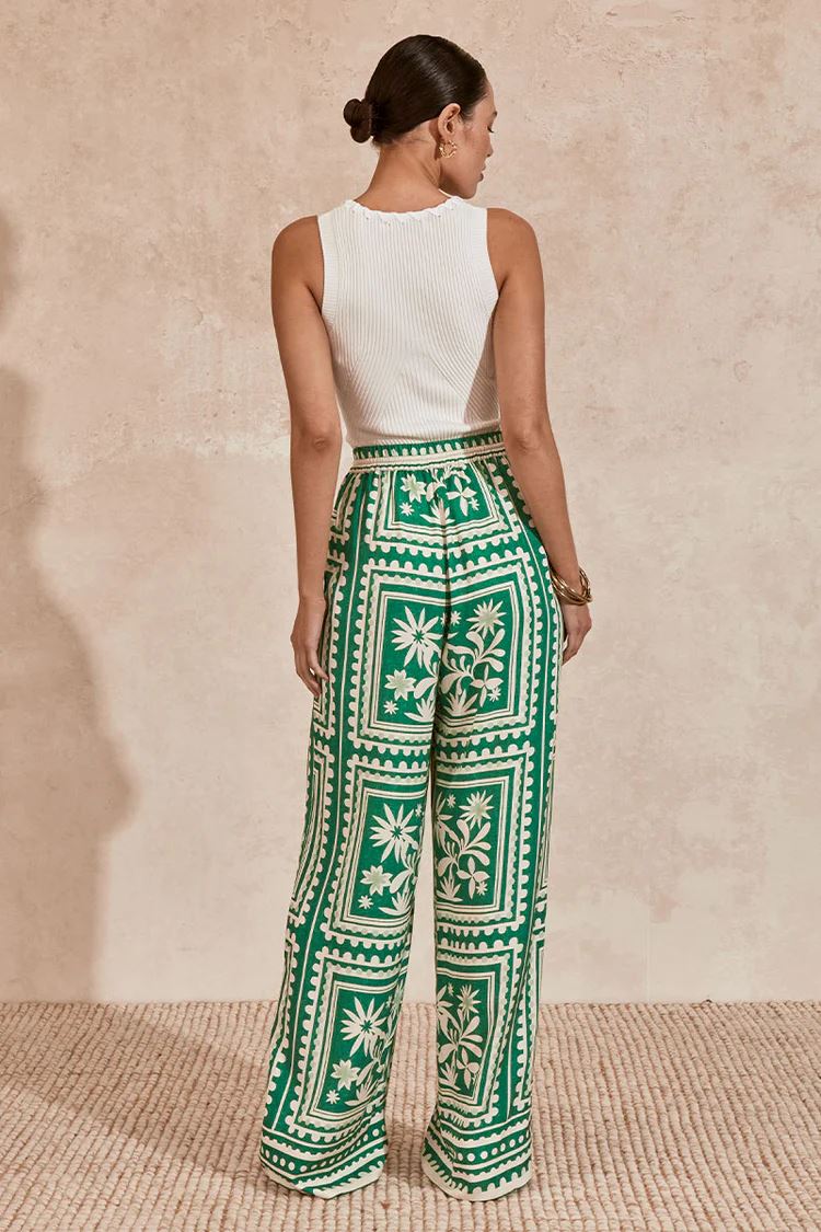 Mon Renn Losas Pant - Emerald Tile Mon Renn