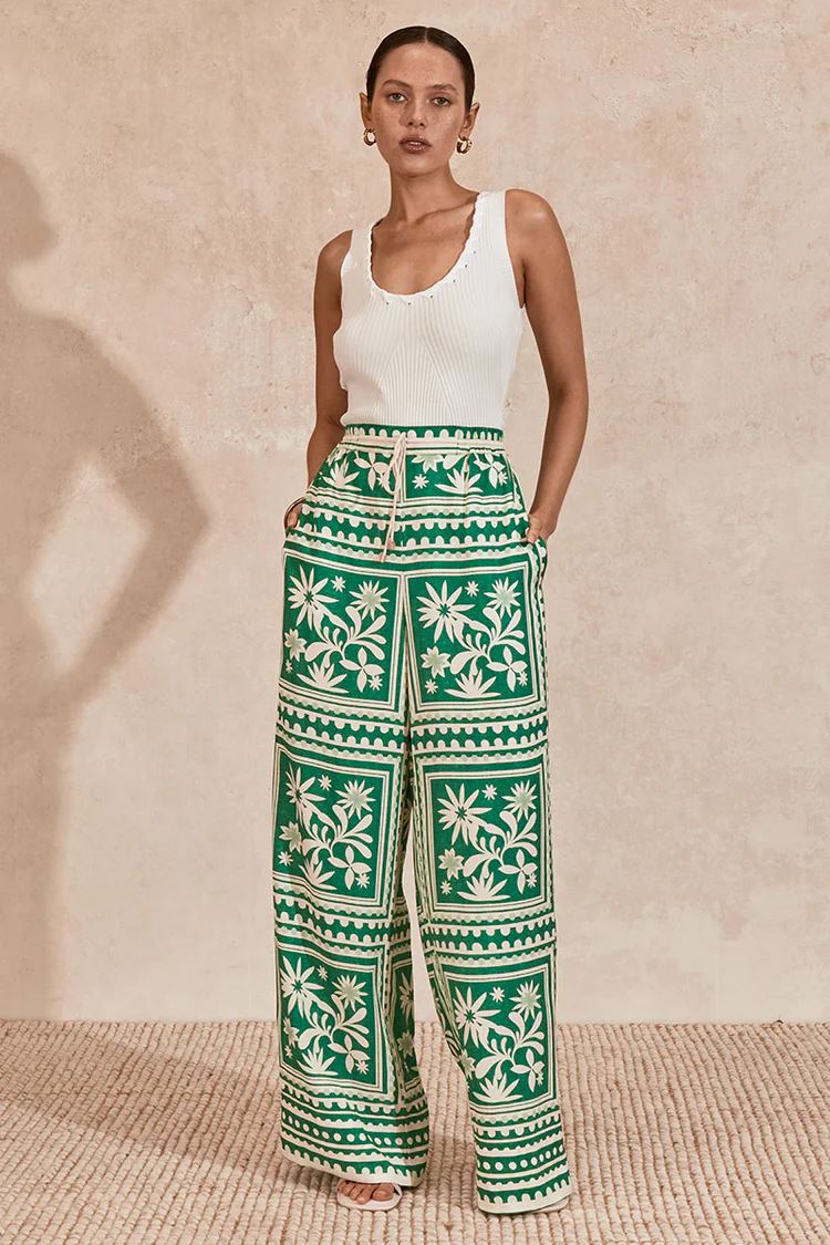 Mon Renn Losas Pant - Emerald Tile Mon Renn