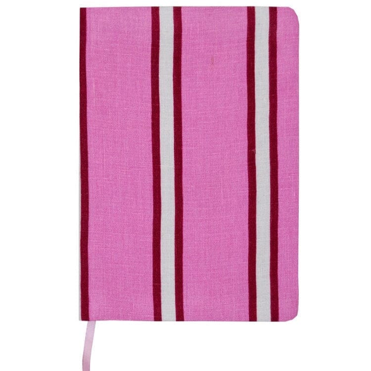 Mosey Me A5 Notebook - Raspberry Stripe mosey me