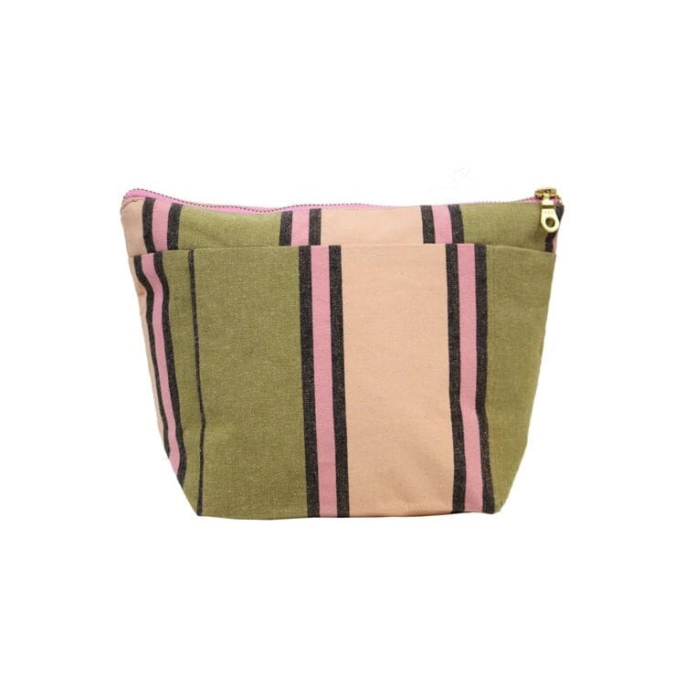 Mosey Me Cosmetic Case - Carnival Stripe mosey me