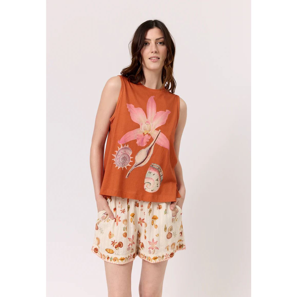 Nancybird Mali Tank - Rust Shell Nancybird