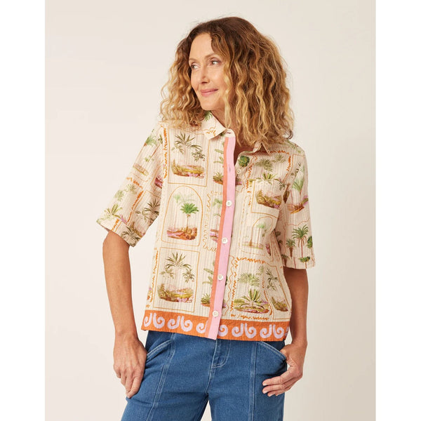 Nancybird Summer Shirt - Palm Nancybird