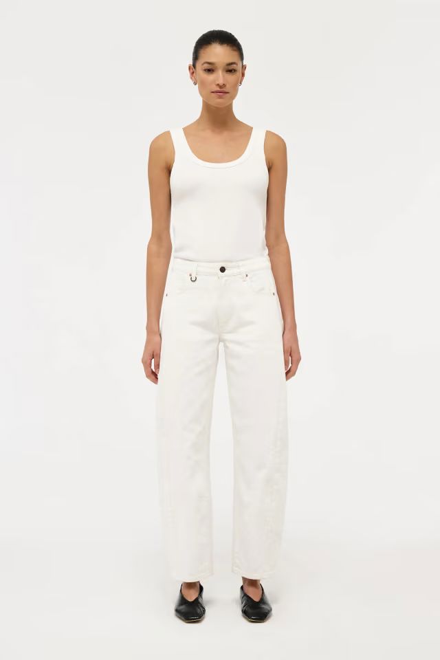 Neuw Denim Amber Barrel Jeans - Fresh White Women's Jeans Neuw Denim 