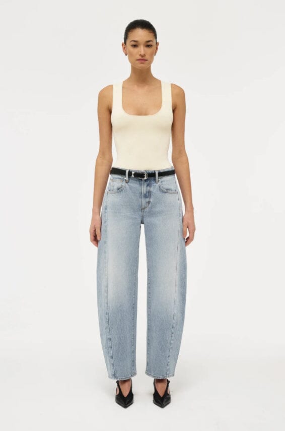 Neuw Denim Amber Barrel Jeans - Vogue Light Vintage Indigo Women's Jeans Neuw Denim 