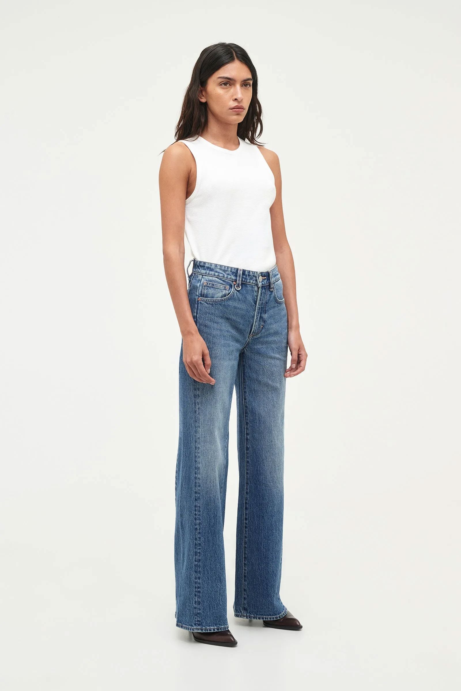 Neuw Denim Eva Wide Jeans Census - Vintage Indigo Women's Jeans Neuw Denim 