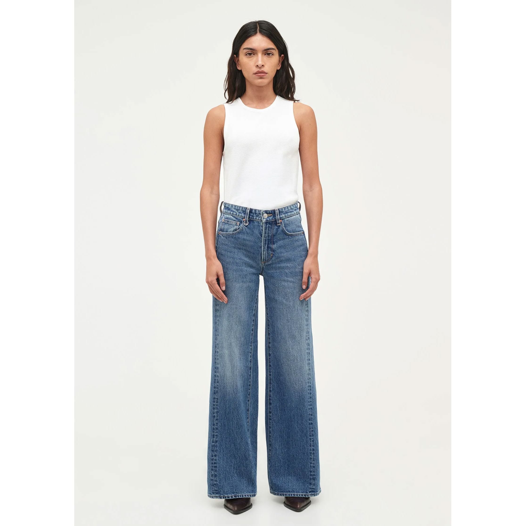 Neuw Denim Eva Wide Jeans Census - Vintage Indigo Women's Jeans Neuw Denim 