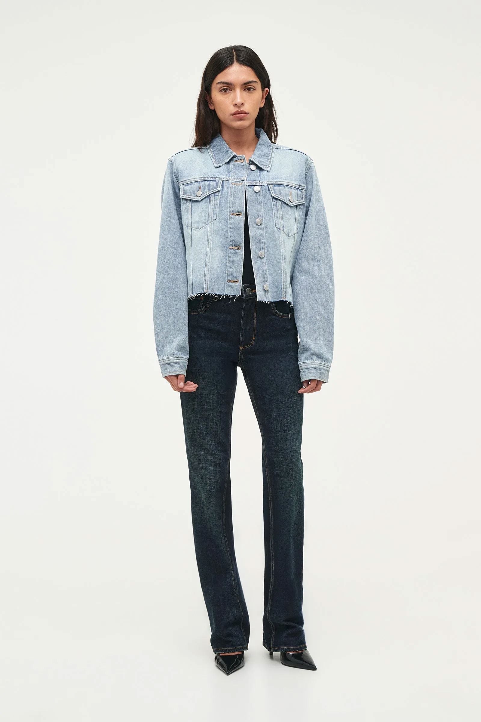 Neuw Denim Freja Straight Brooding Jeans - Dark Vintage Indigo Women's Jeans Neuw Denim 