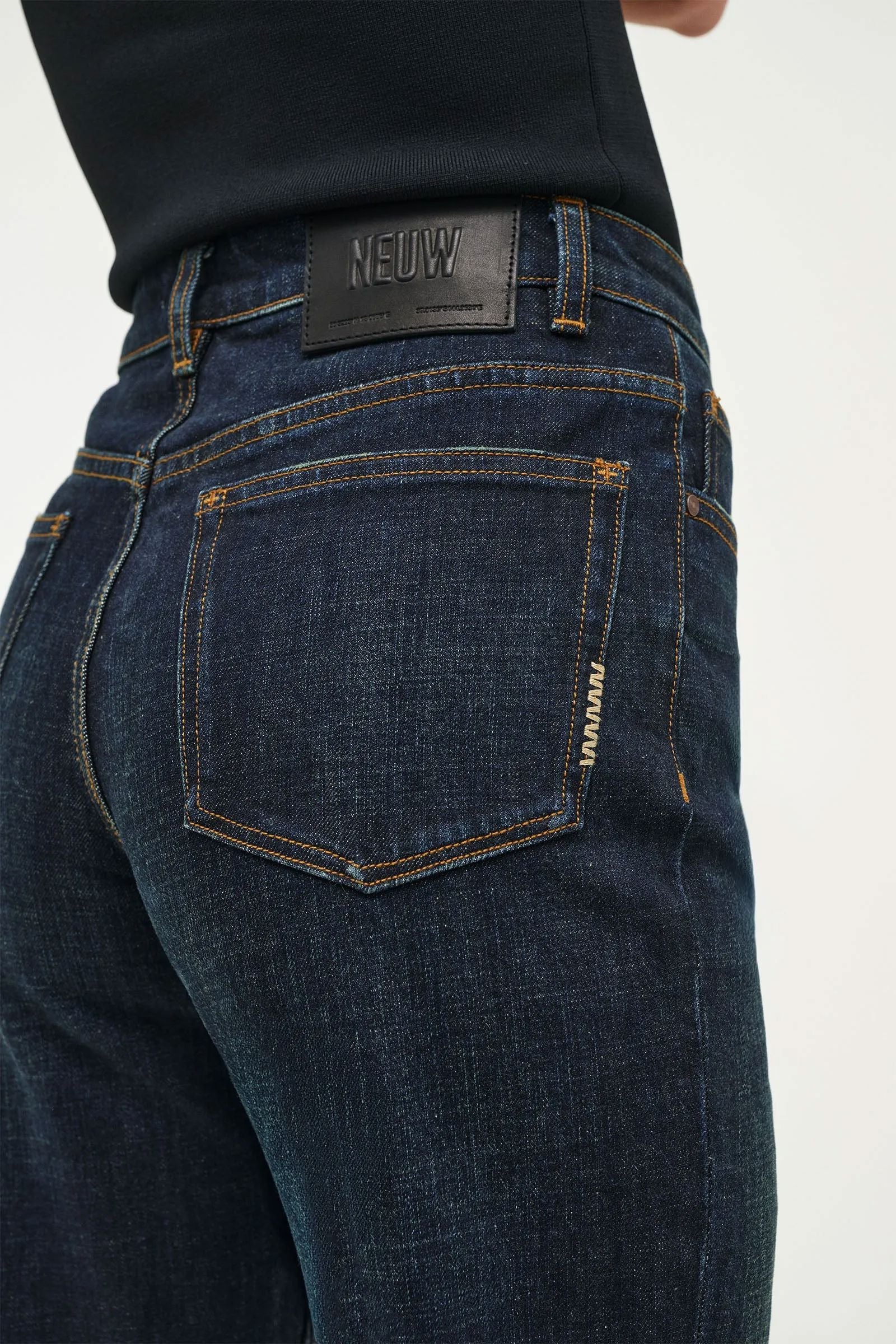 Neuw Denim Freja Straight Brooding Jeans - Dark Vintage Indigo Women's Jeans Neuw Denim 