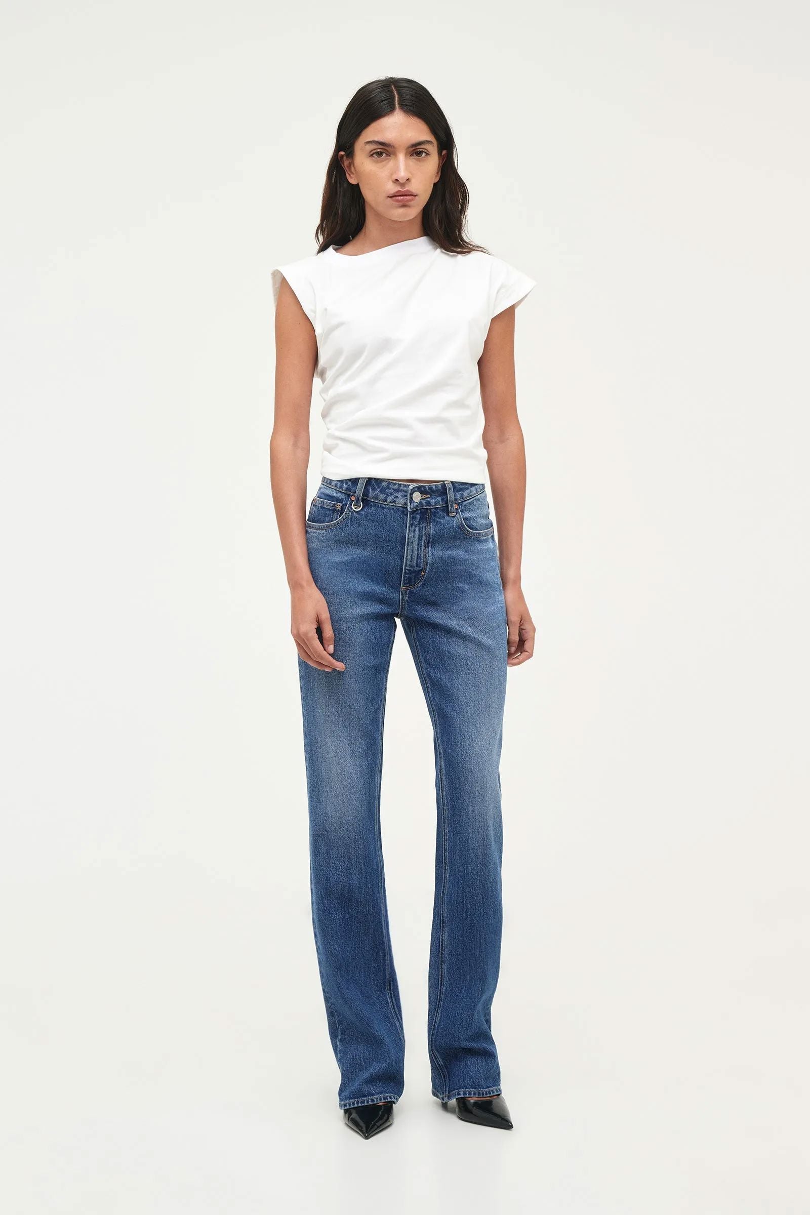 Neuw Denim Freja Straight Jeans Alexa - Mid Vintage Indigo Women's Jeans Neuw Denim 