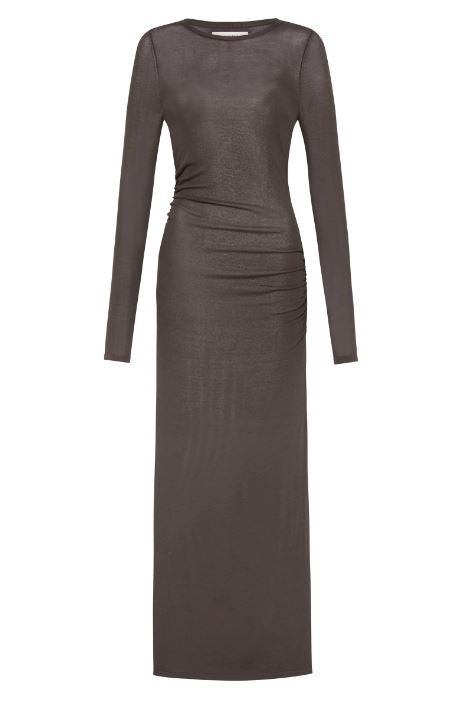 Nude Lucy Evelyn Knit Maxi Dress - Espresso Nude Lucy