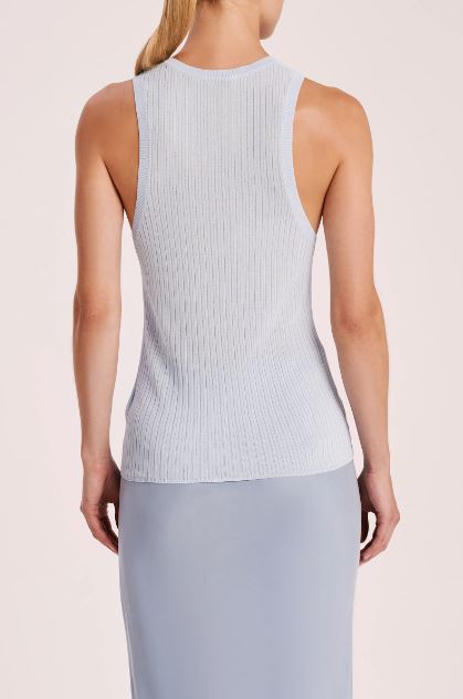 Nude Lucy Kenji Knit Tank - Sky Nude Lucy