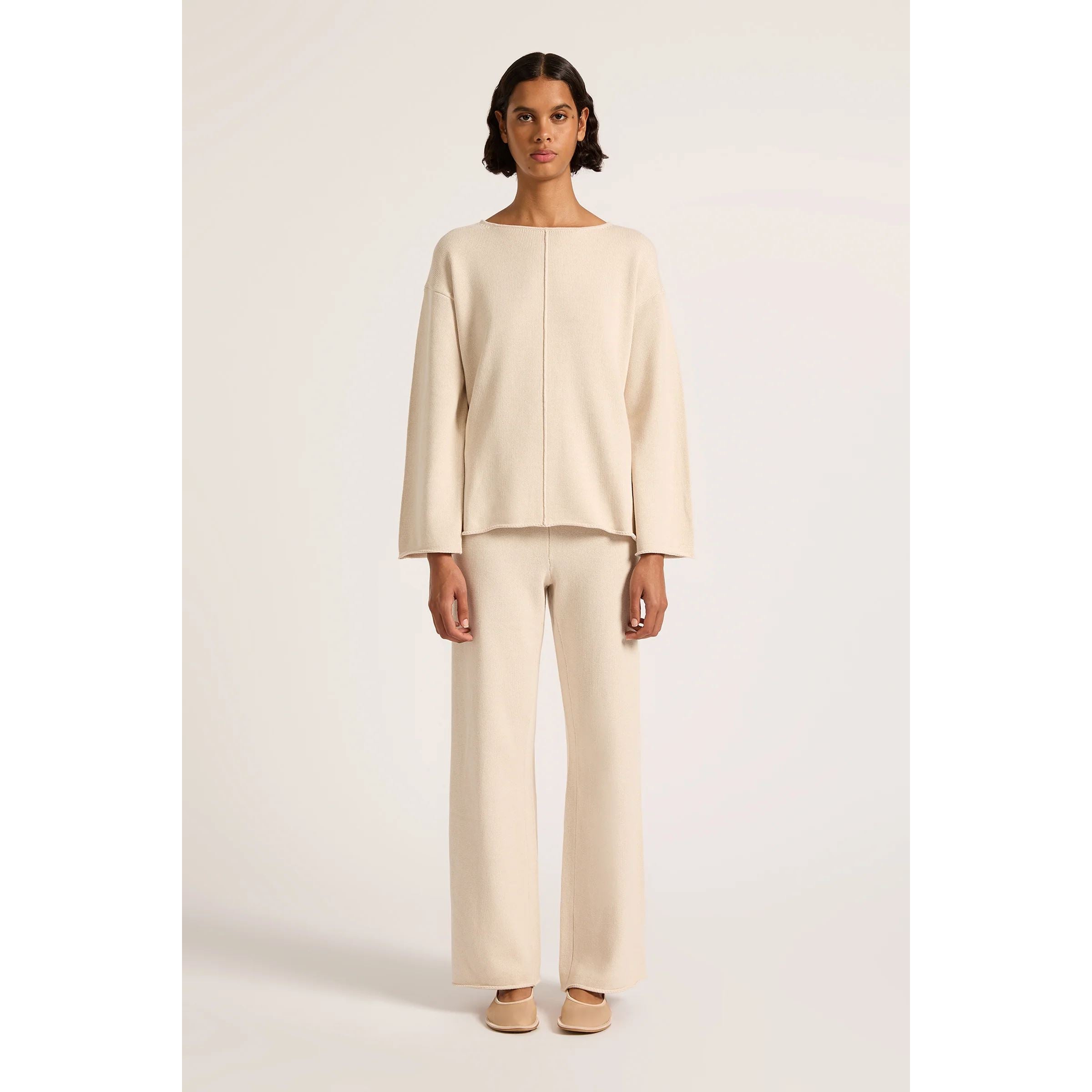 Nude Lucy Lilou Knit Pant - Bone Nude Lucy