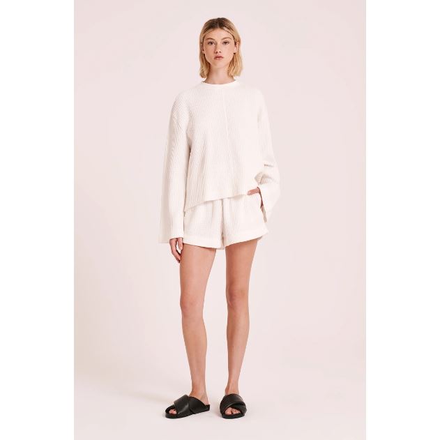 Nude Lucy Rani Waffle Short - Salt Nude Lucy