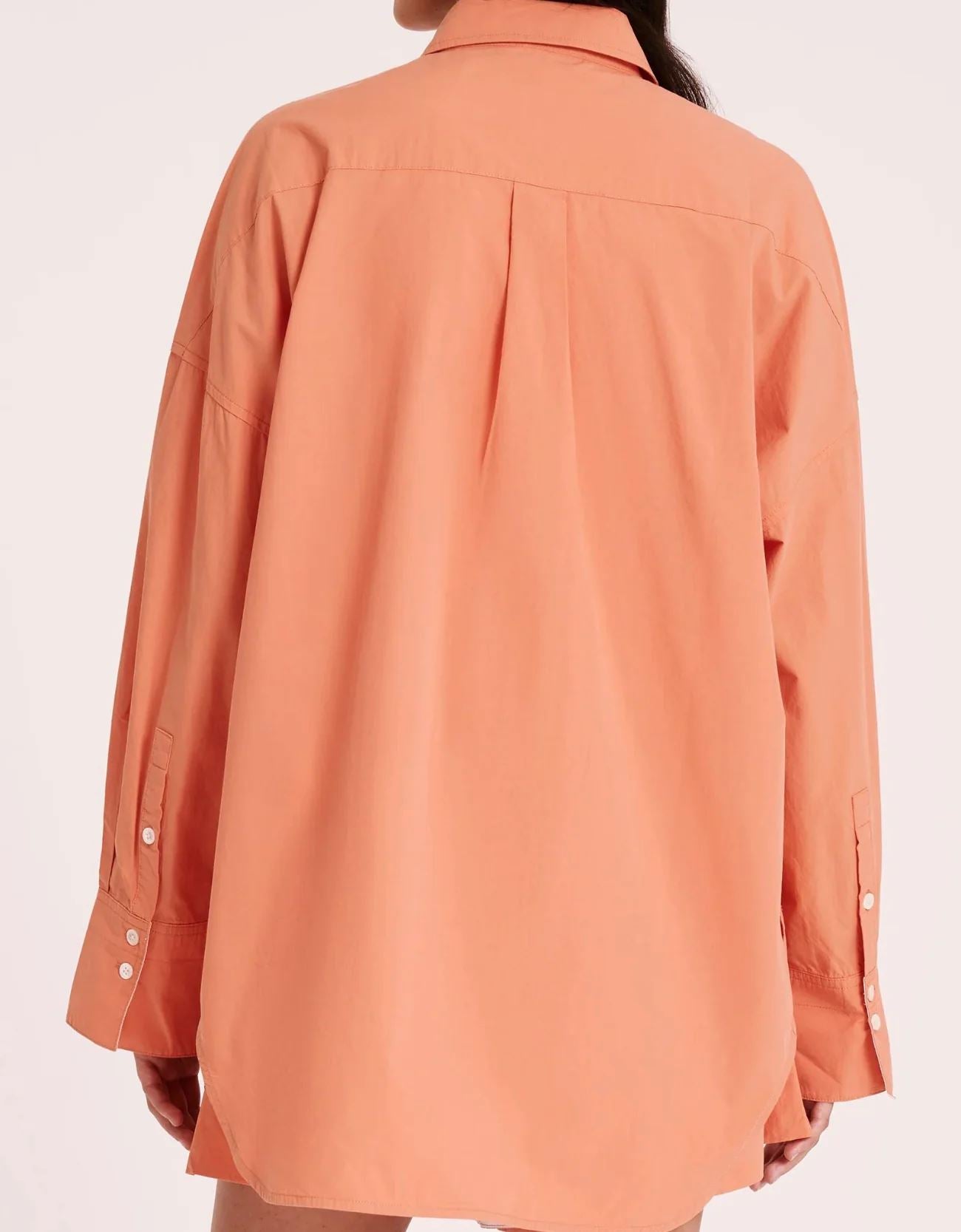 Nude Lucy Sigrid Poplin Shirt - Watermelon Nude Lucy