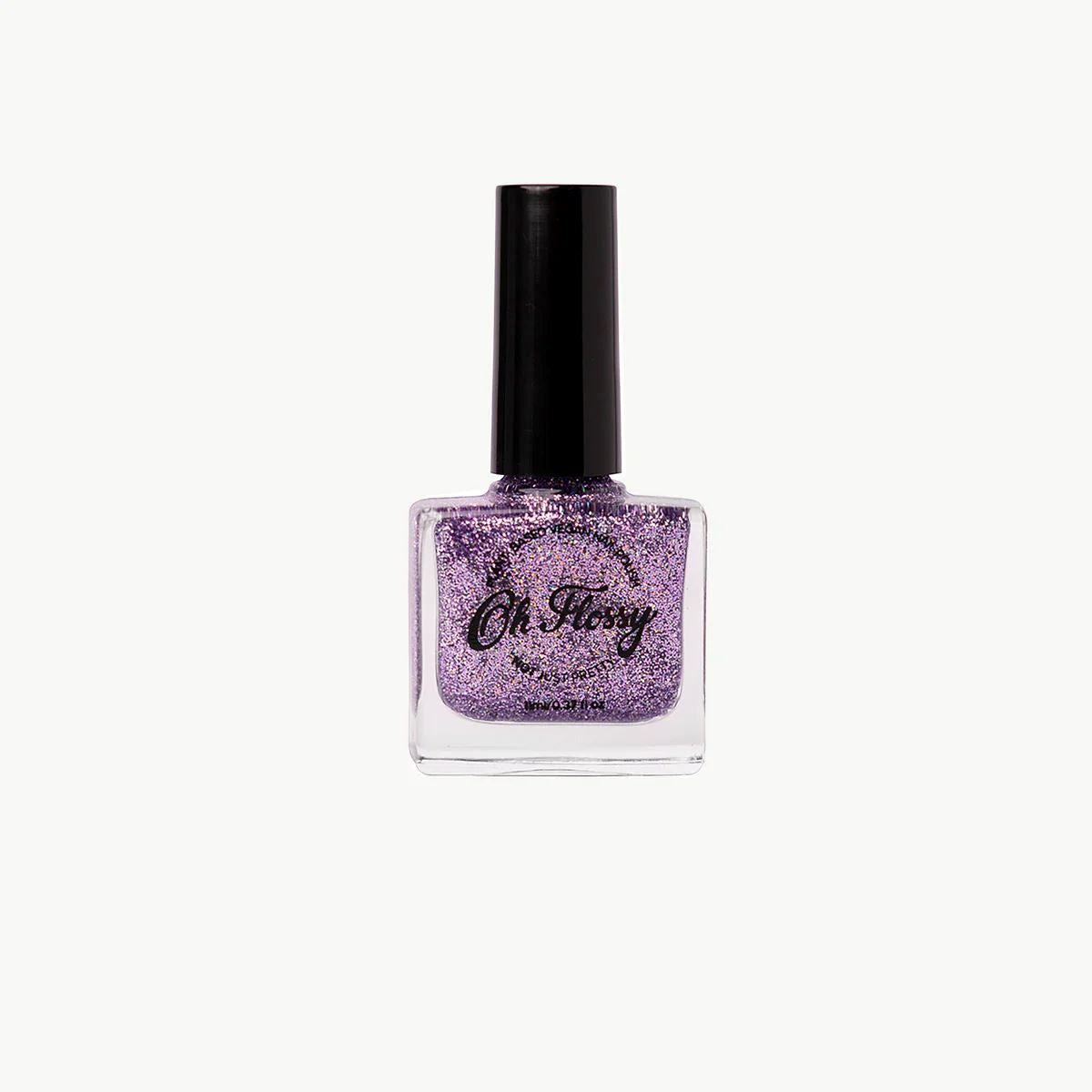 Oh Flossy Nail Polish - Purple Glitter Oh Flossy