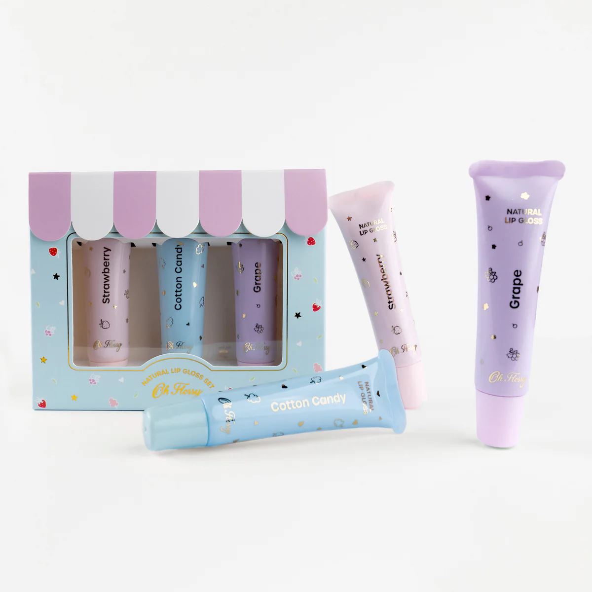 Oh Flossy Natural Lip Gloss Set Oh Flossy