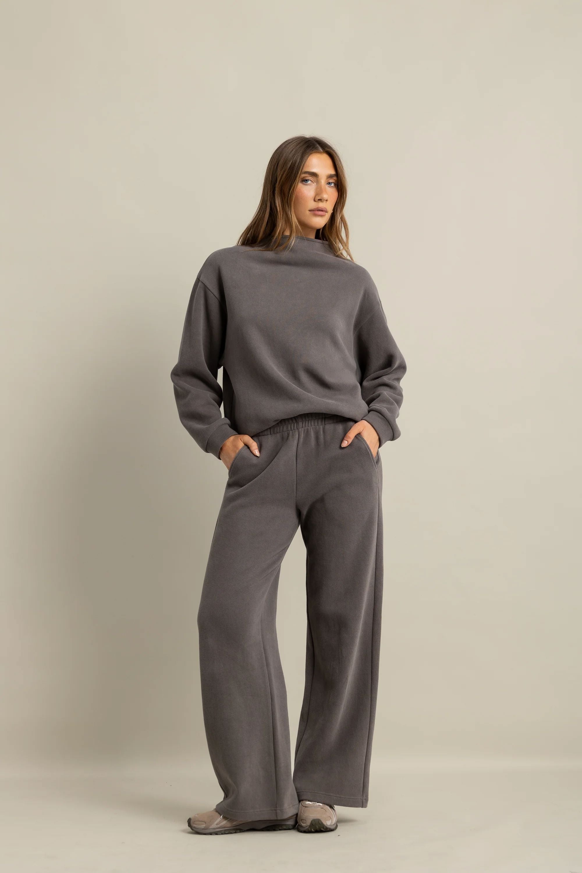 ORTC Ava Wide Leg Pants - Espresso Women's Pants ortc Clothing Co. 