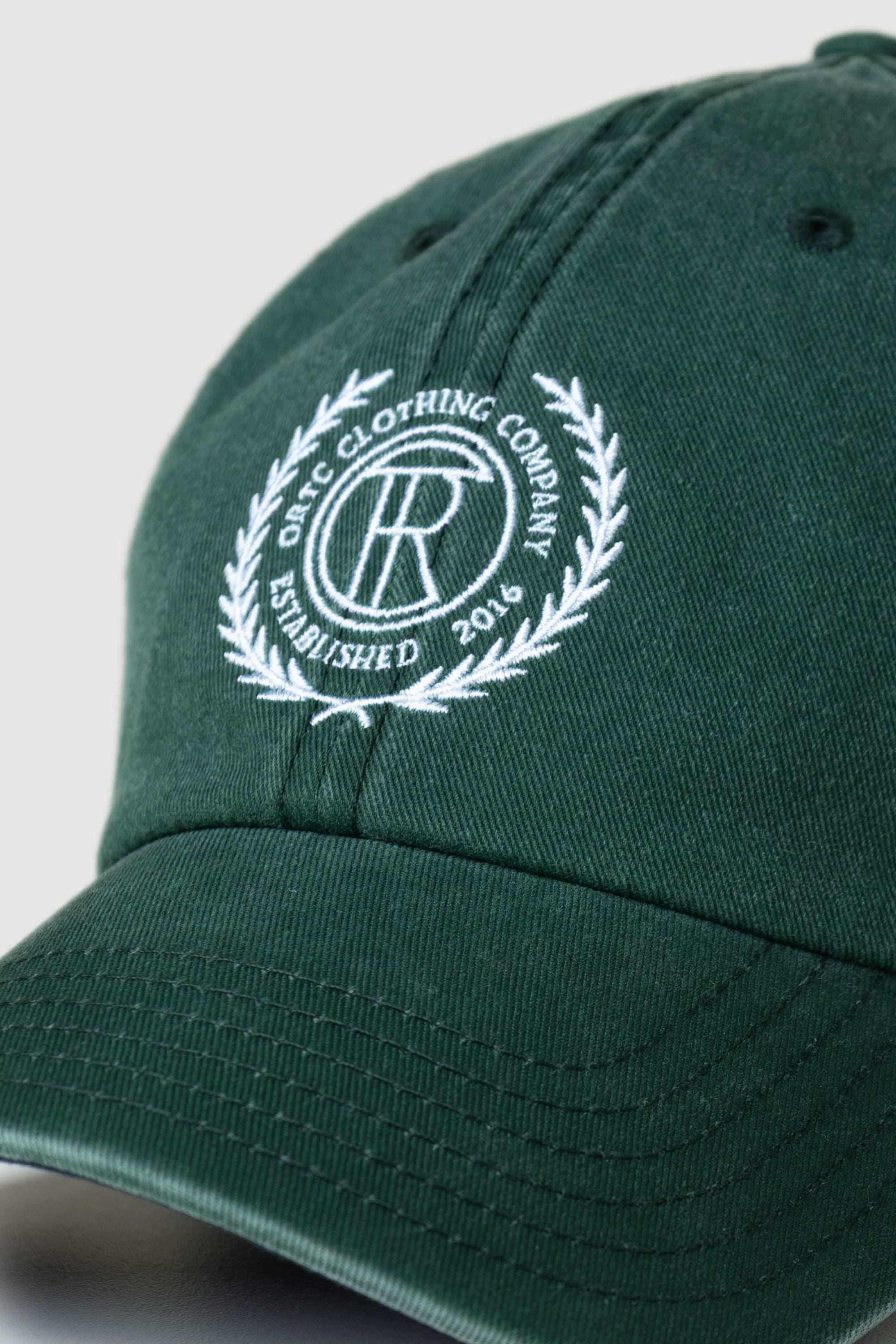 ORTC Crest Logo Cap - Forest Green ortc Clothing Co.
