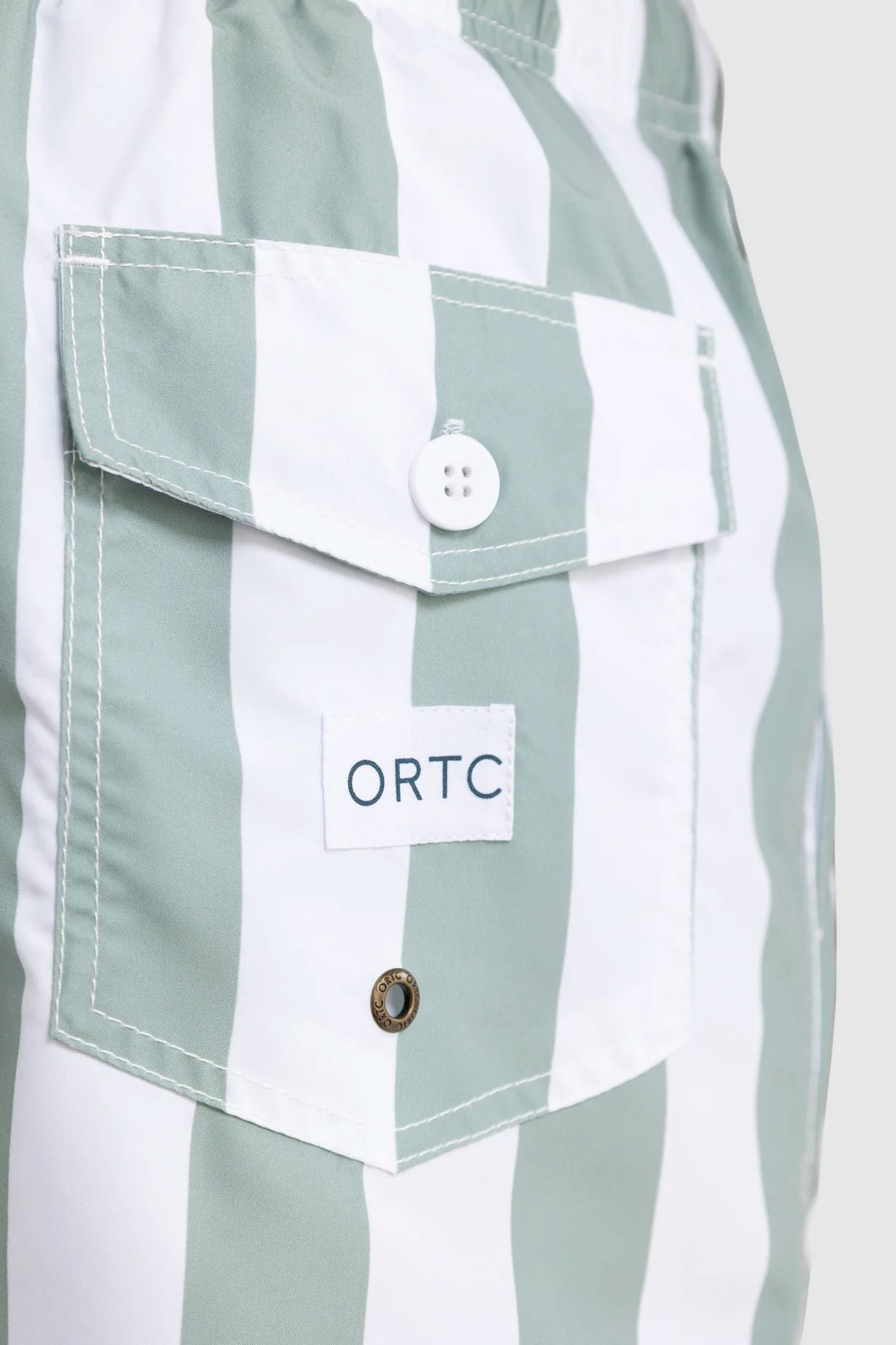 ORTC Portsea Swim Shorts - Sage/White ortc Clothing Co.