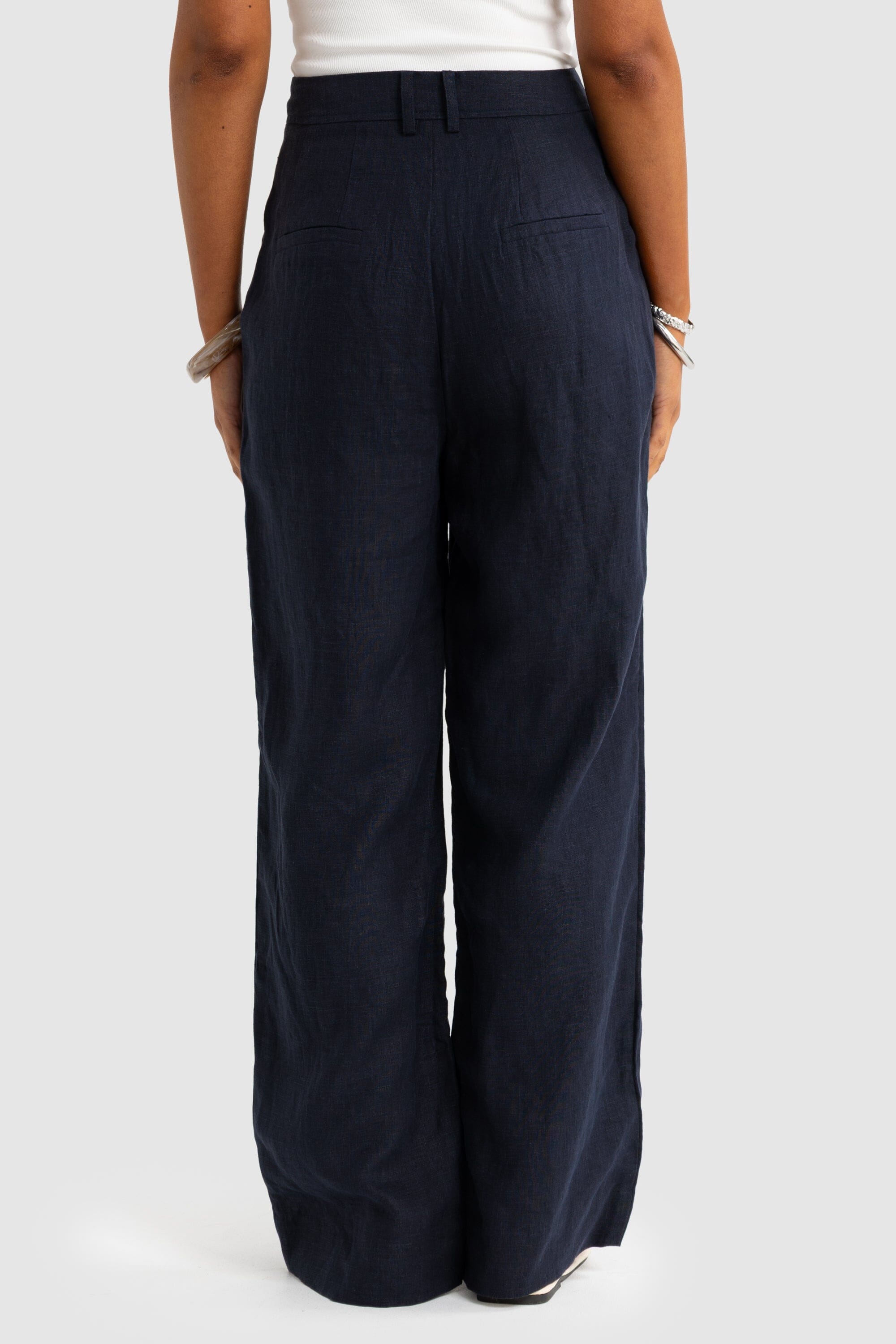 ORTC Savannah Linen Pants - French Navy ortc Clothing Co.