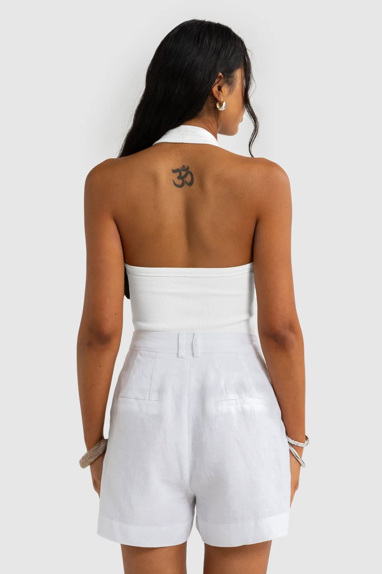 ORTC Savannah Linen Shorts - White ortc Clothing Co.