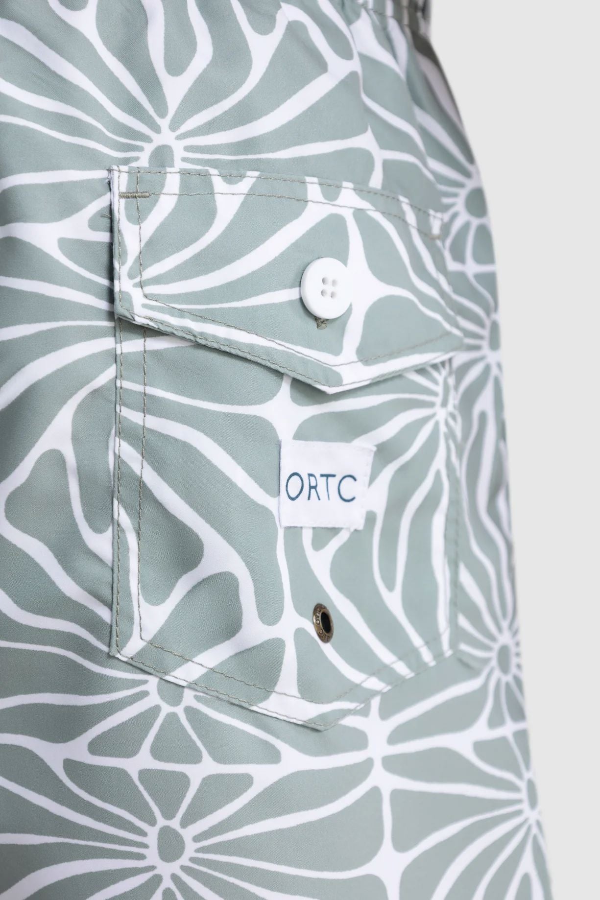 ORTC Shelly Tropic Swim Shorts - Sage ortc Clothing Co.