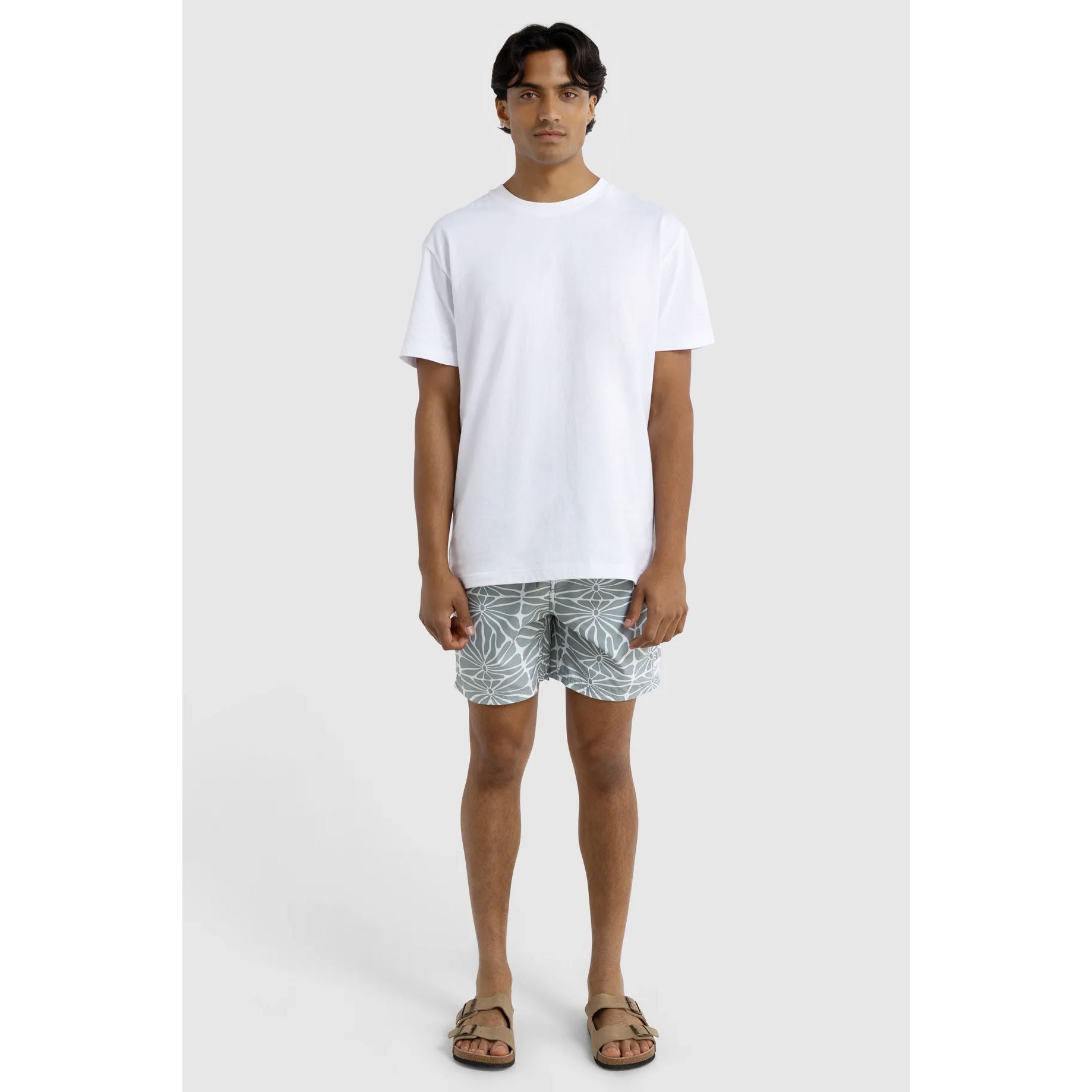 ORTC Shelly Tropic Swim Shorts - Sage ortc Clothing Co.