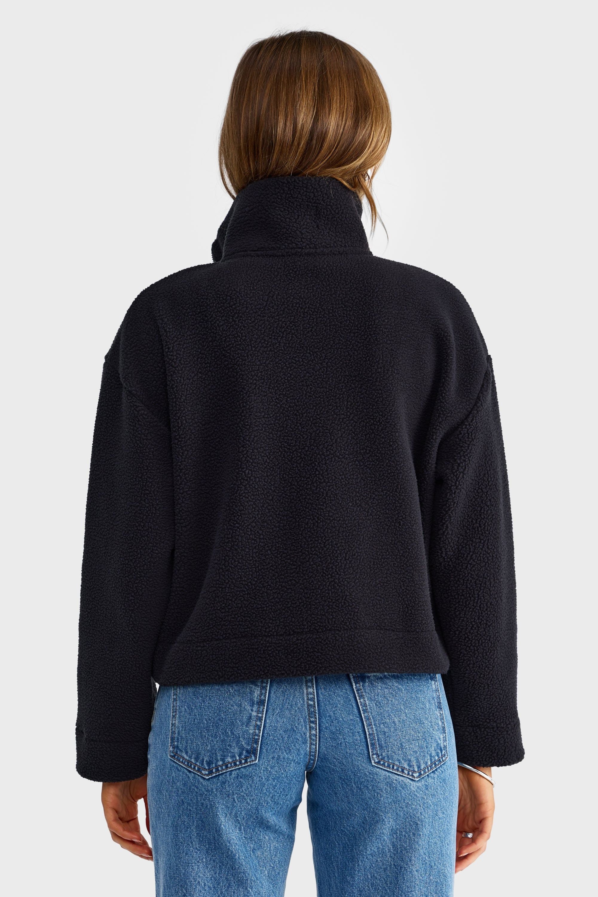 ORTC Solene Sherpa Jacket - Black Women's Jacket ortc Clothing Co. 