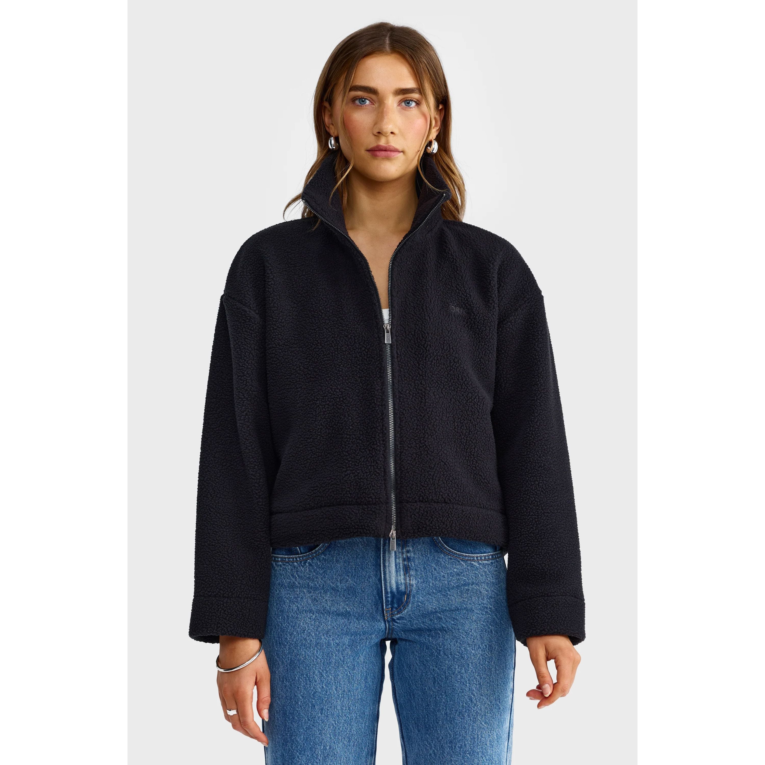 ORTC Solene Sherpa Jacket - Black Women's Jacket ortc Clothing Co. 