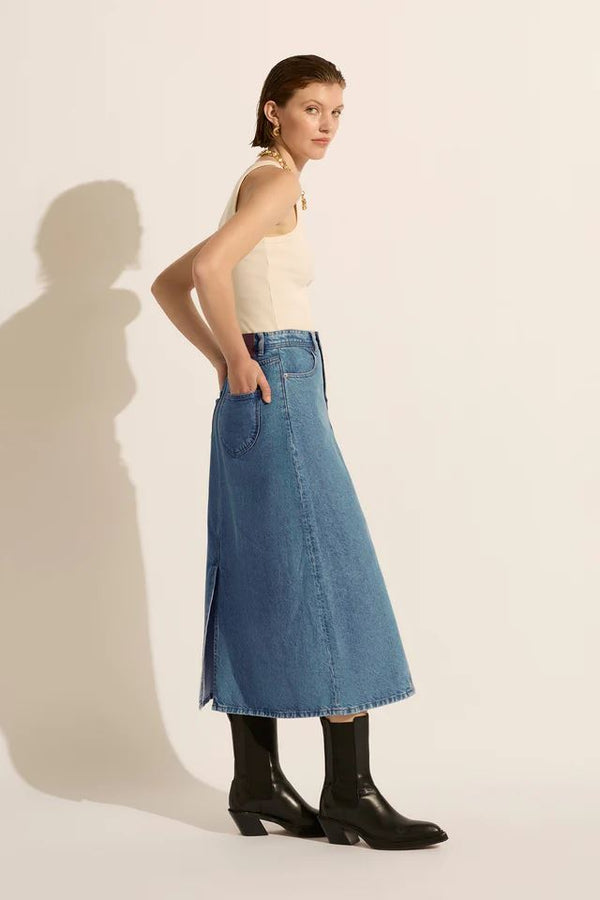 Outland Denim Ruby Maxi Skirt - Heritage Outland Denim