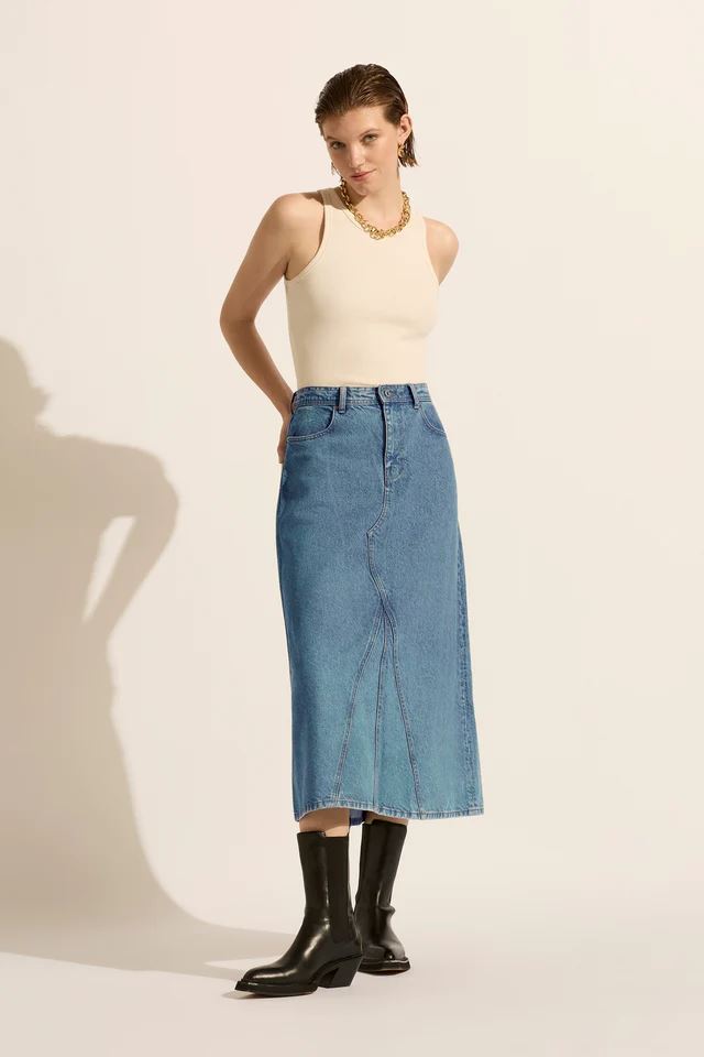 Outland Denim Ruby Maxi Skirt - Heritage Outland Denim