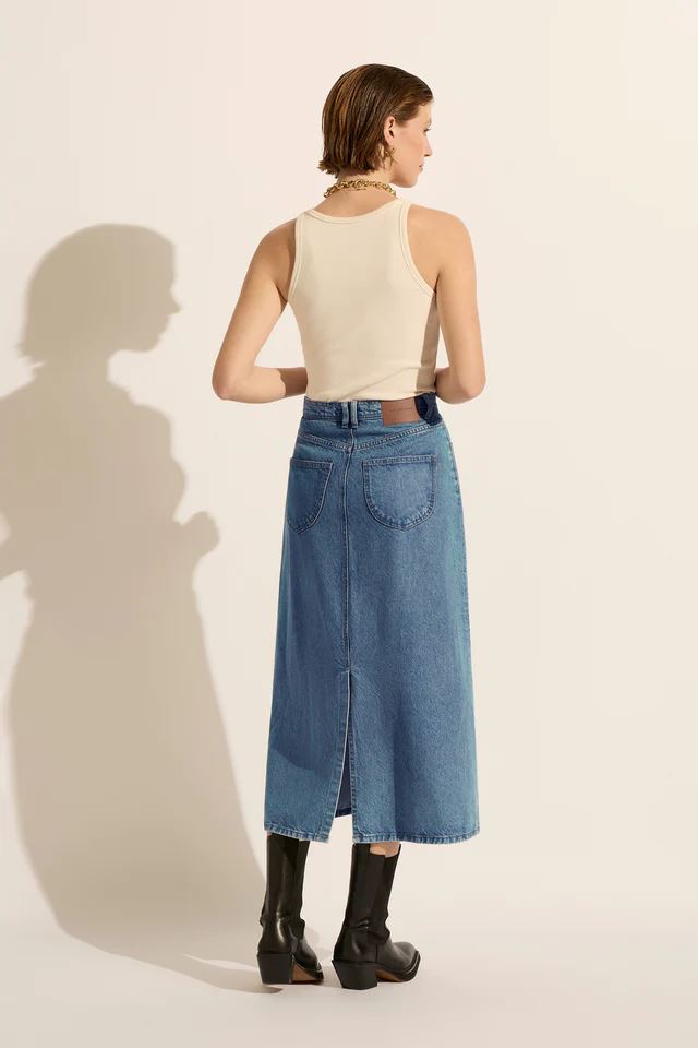 Outland Denim Ruby Maxi Skirt - Heritage Outland Denim