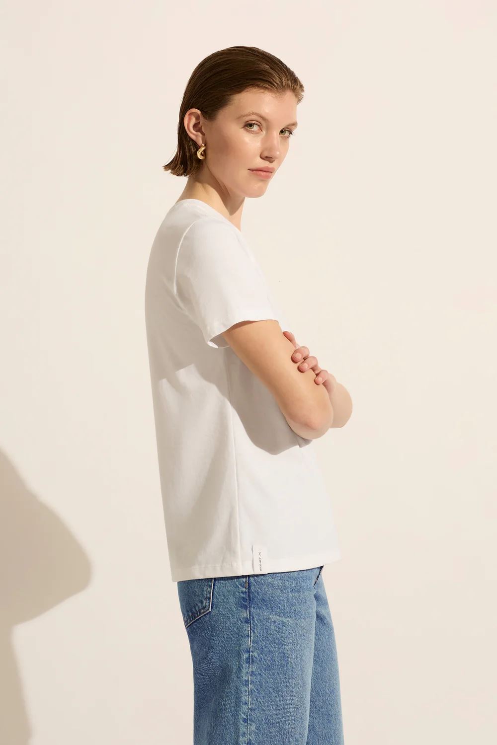 Outland Denim The Good Boyfriend Tee - White Outland Denim