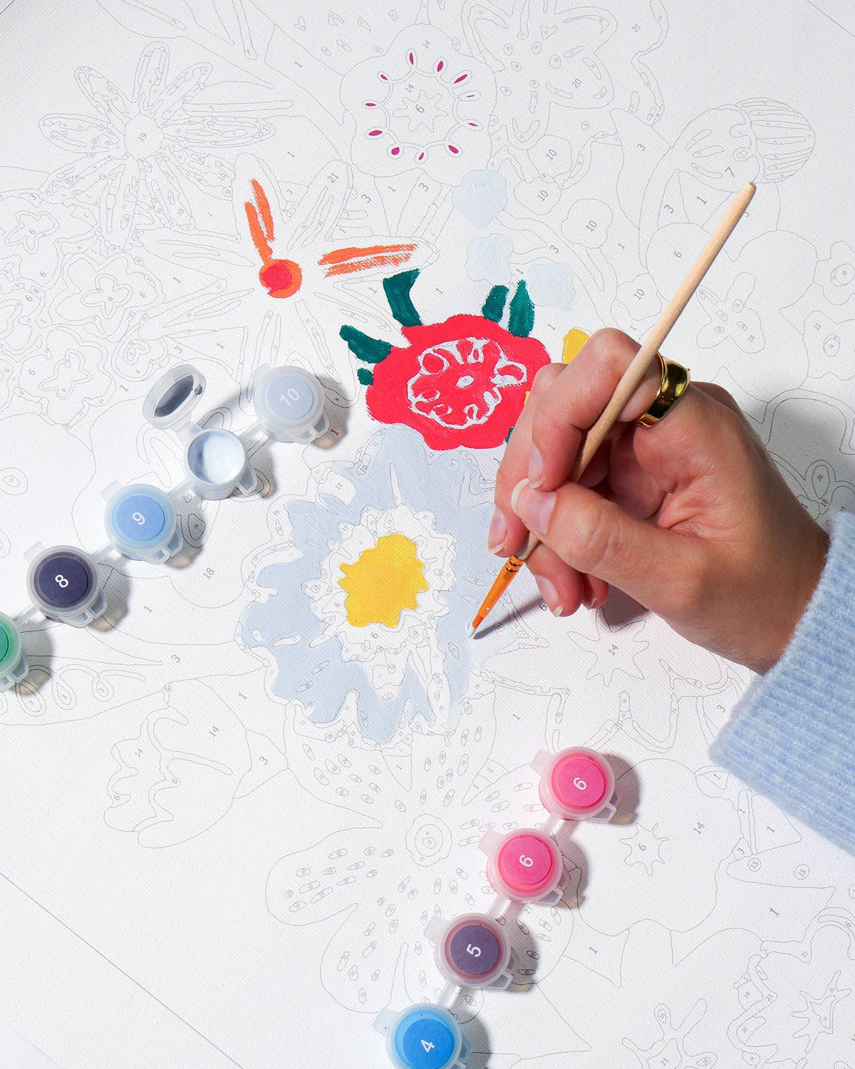 Paint by Numbers - Wildflowers Journey Of Something AU & EU