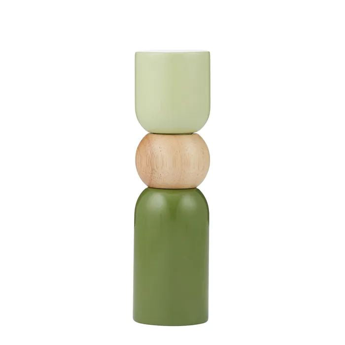 Pisces Wood Salt & Pepper Grinder - Green Salt & Pepper Grinder Coast to Coast Home 