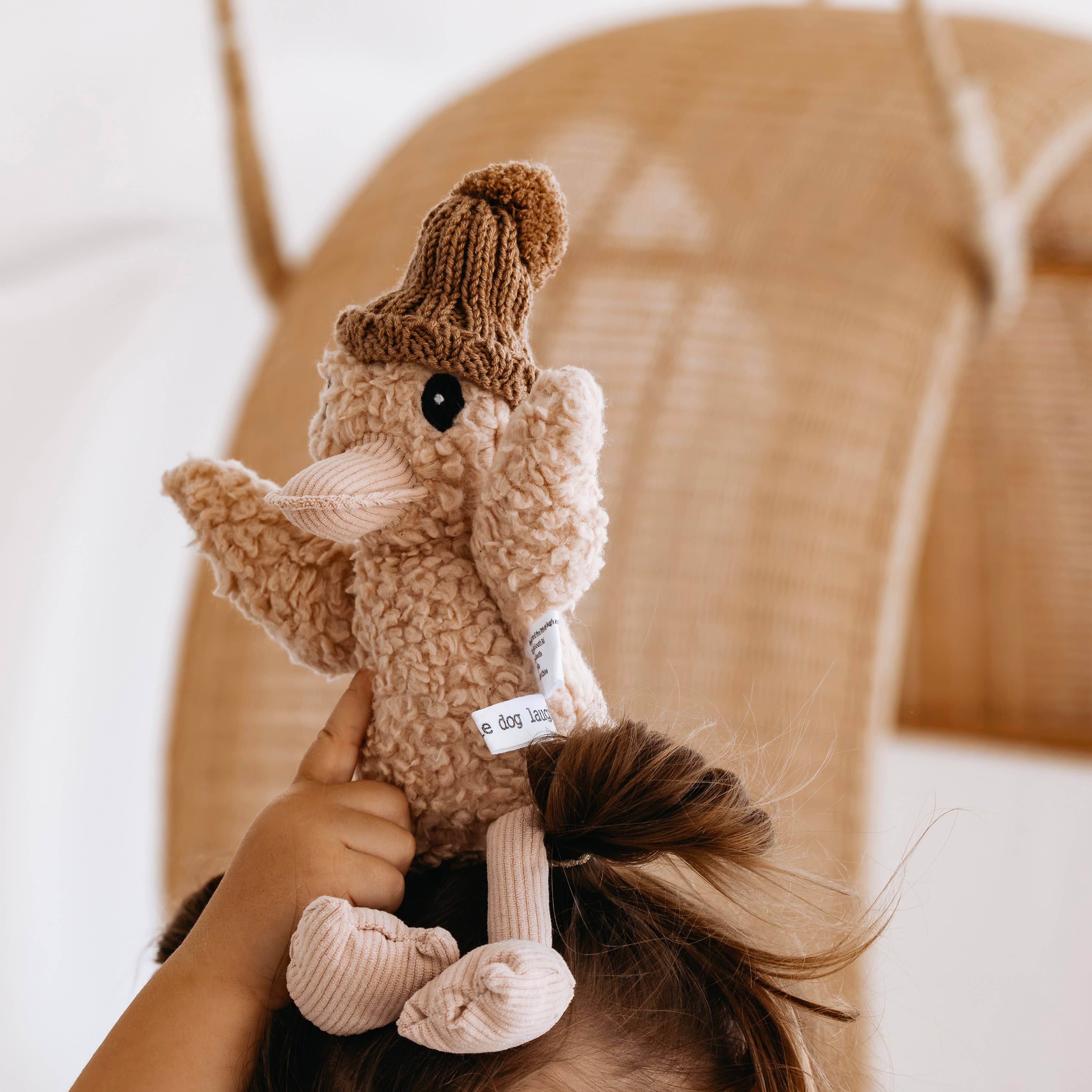 Poppy Duck | soft toy Plush Toy and the little dog laughed 