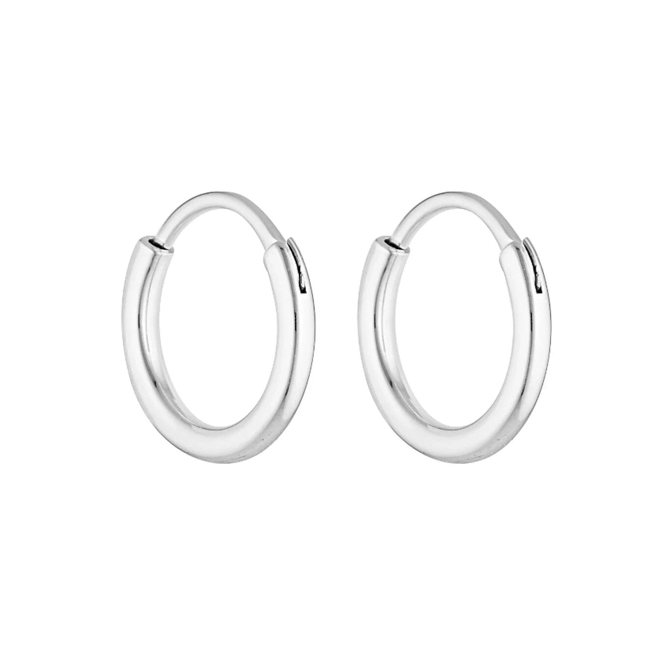 Porter Jewellery 90's Hoops 20mm - White Gold Hoop Earrings Porter Jewellery 