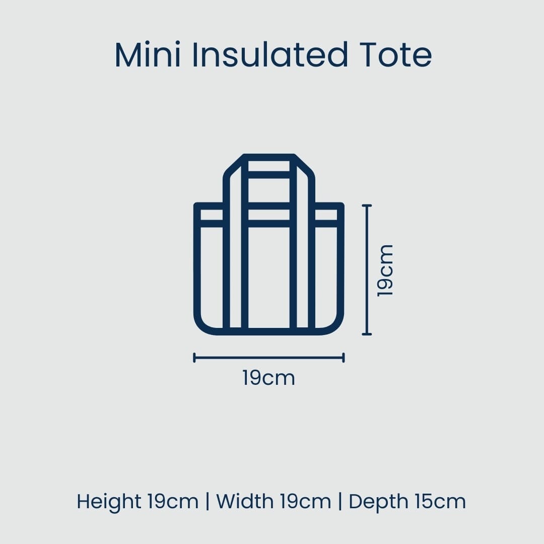 Project Ten Geo Floral Mini Insulated Tote Project Ten