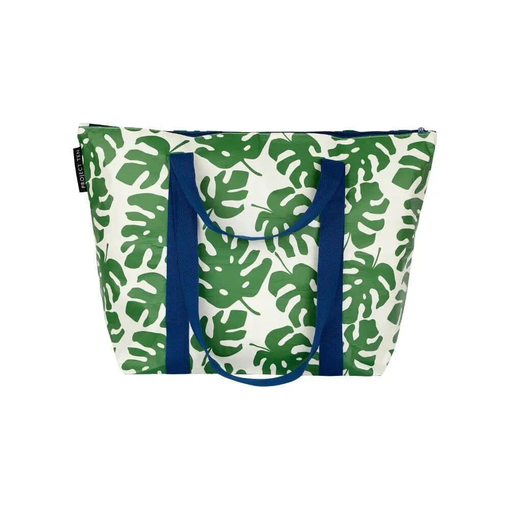 Project Ten Zip Medium Tote - Monstera Project Ten