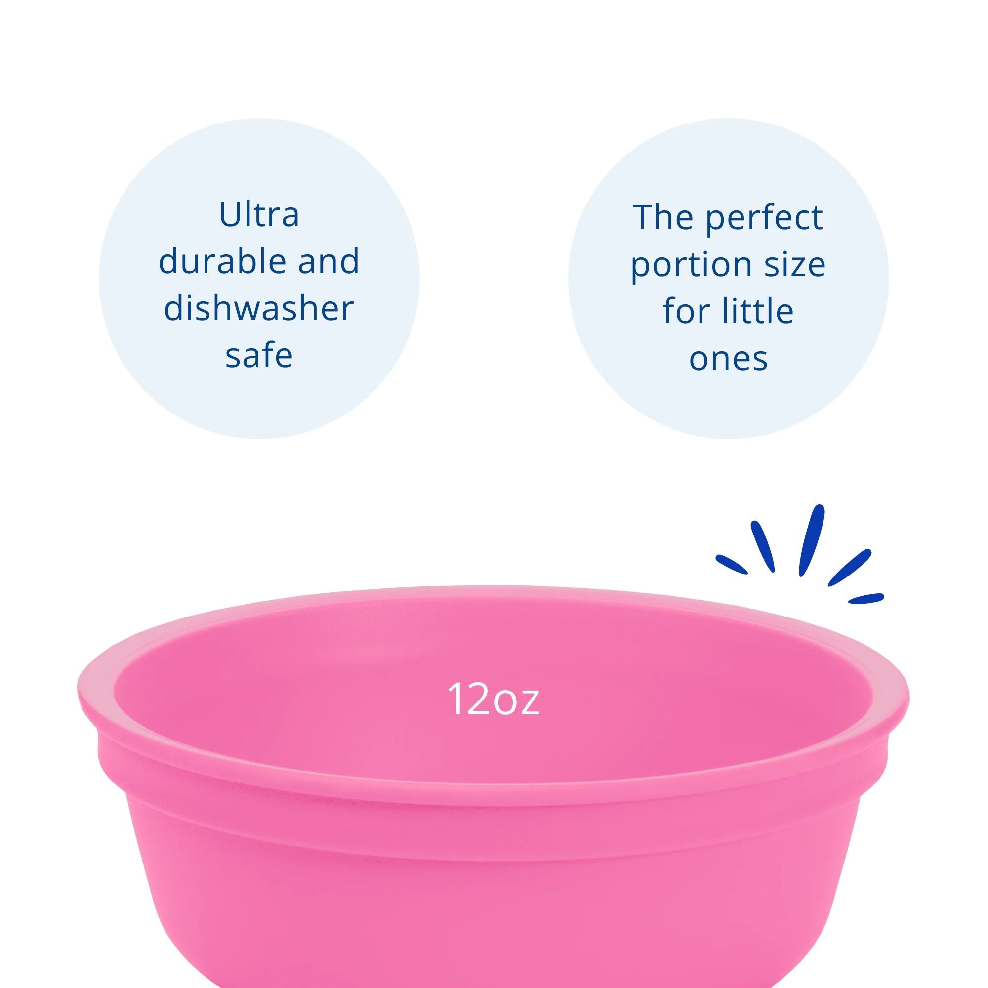 Re-Play Recycled Bowl - Bright Pink Re-Play Recycled Dinnerware