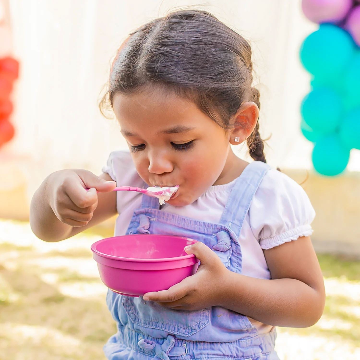 Re-Play Recycled Bowl - Bright Pink Re-Play Recycled Dinnerware