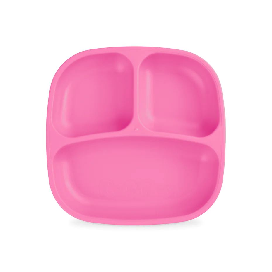 Re-Play Recycled Divided Plate - Bright Pink Re-Play Recycled Dinnerware